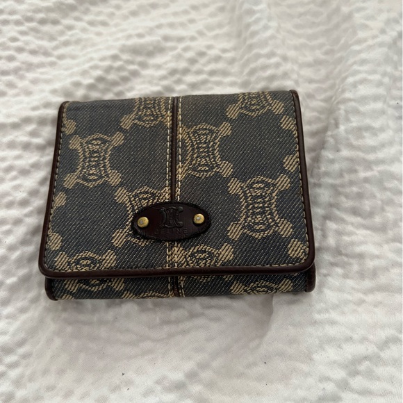 Celine denim wallet - Picture 2 of 8